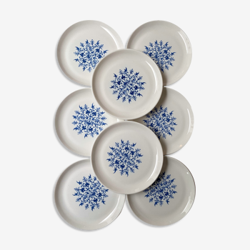 Set of 8 Sovirel plates