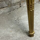 Louis XVI style console in carved wood eighteenth