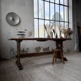 Monastery-style farmhouse table, pine, 210cm