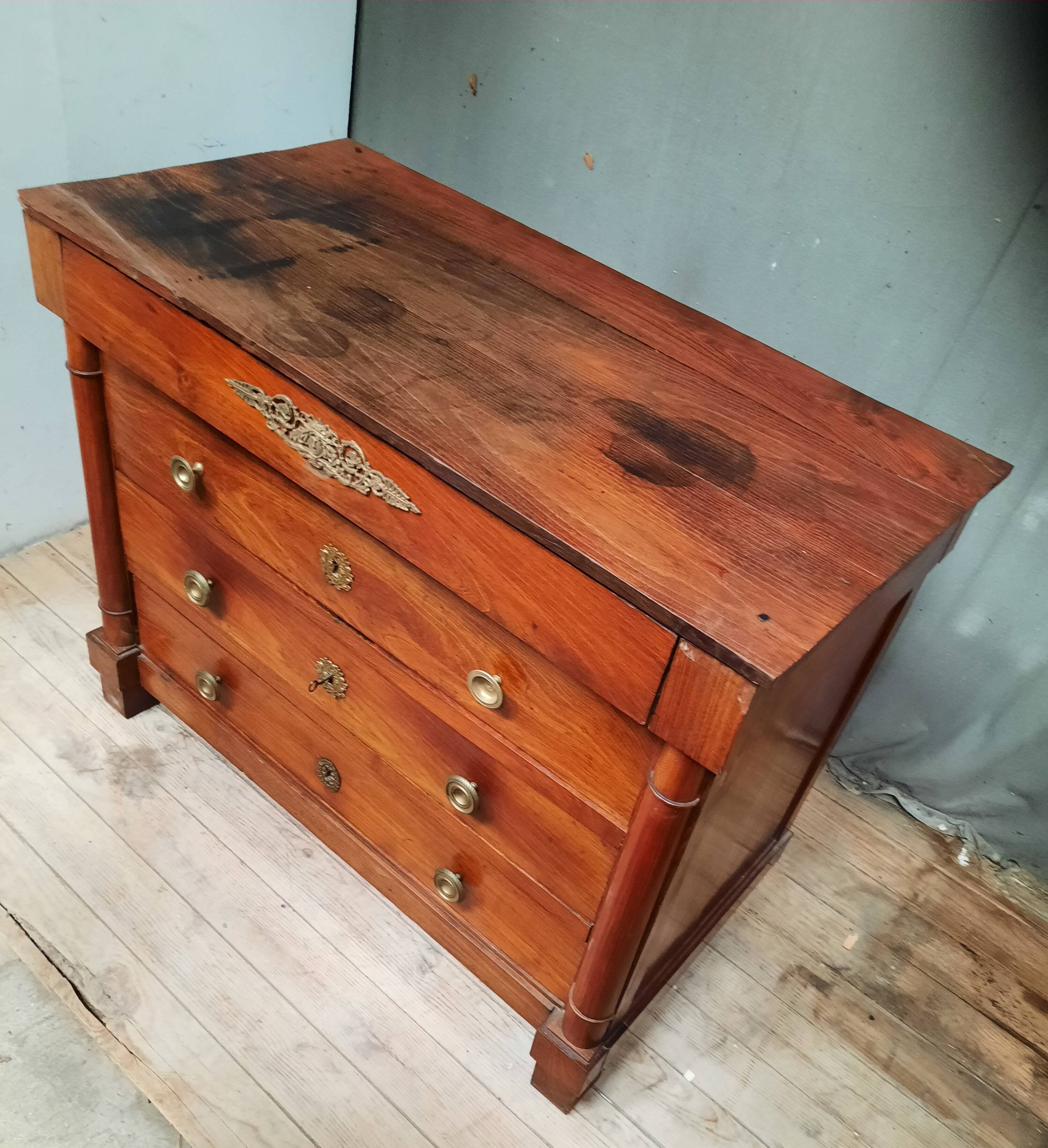Commode empire en acacias