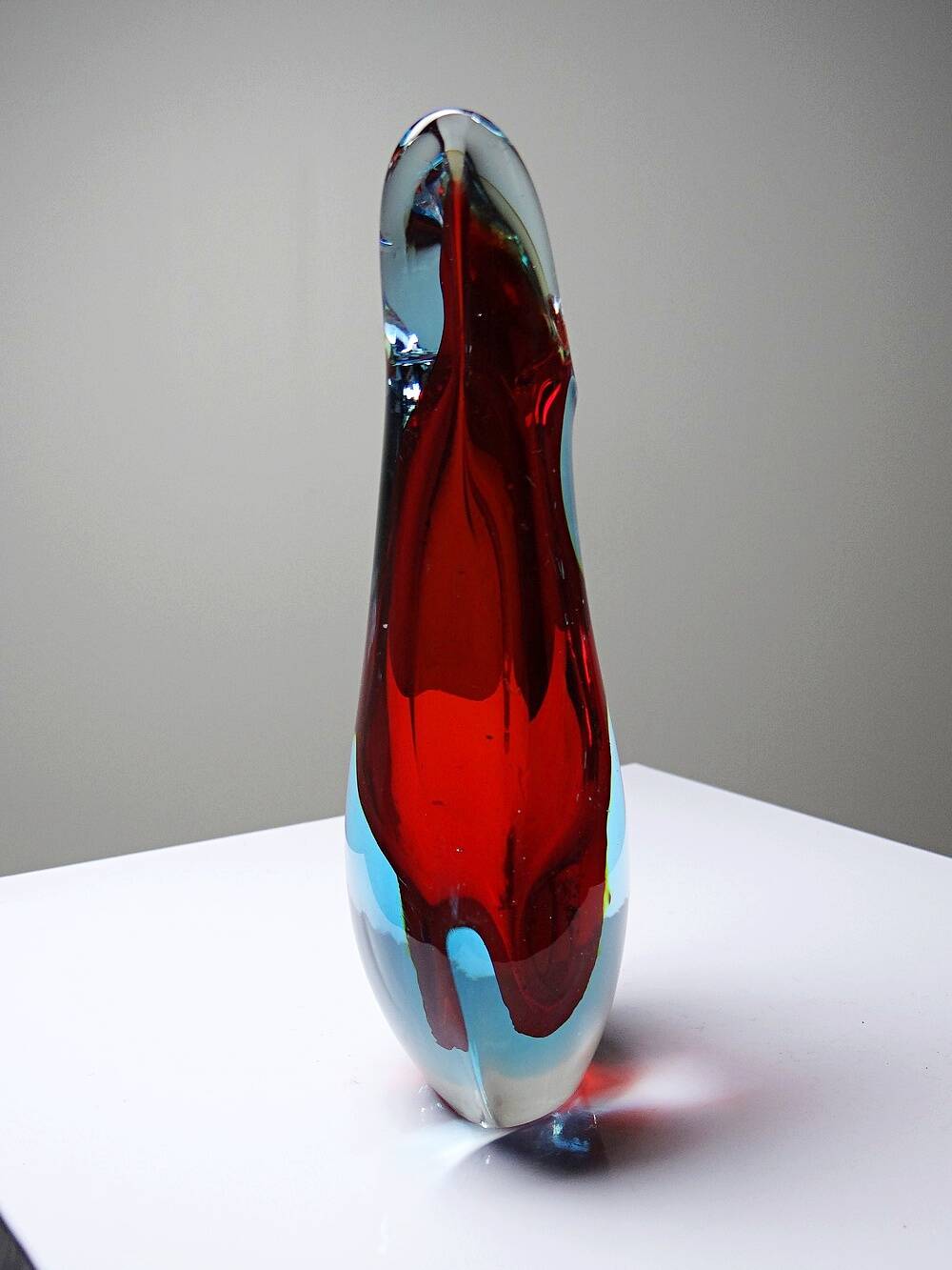 Vase pitcher submerged att. Flavio Poli, Murano 1960-1970