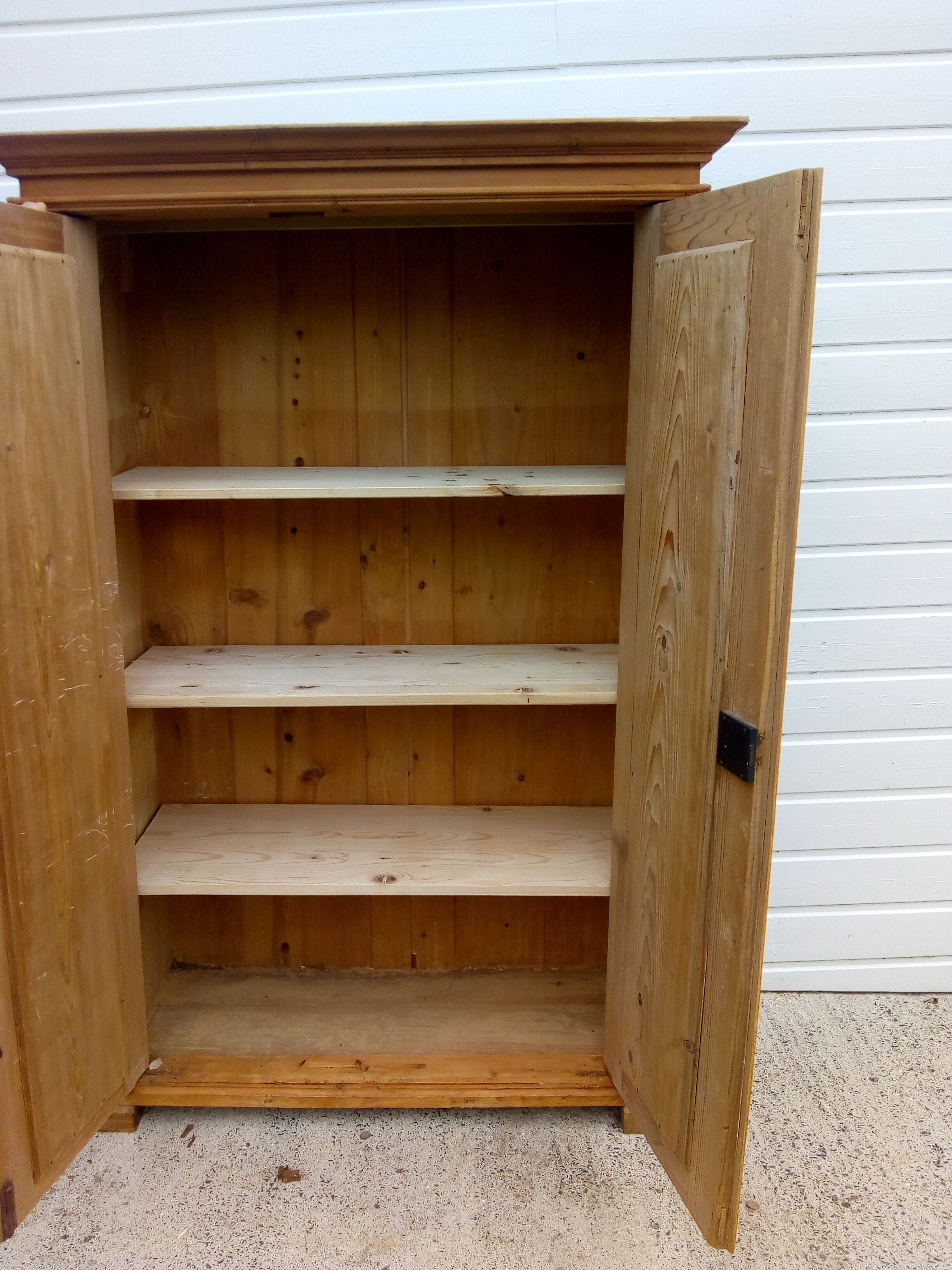 English pine cabinet