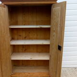 English pine cabinet
