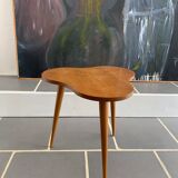 Vintage free-form tripod table