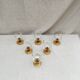 Lot de six verres à  pied estampillé France  dimension : hauteur -14cm- diamètre -7cm-