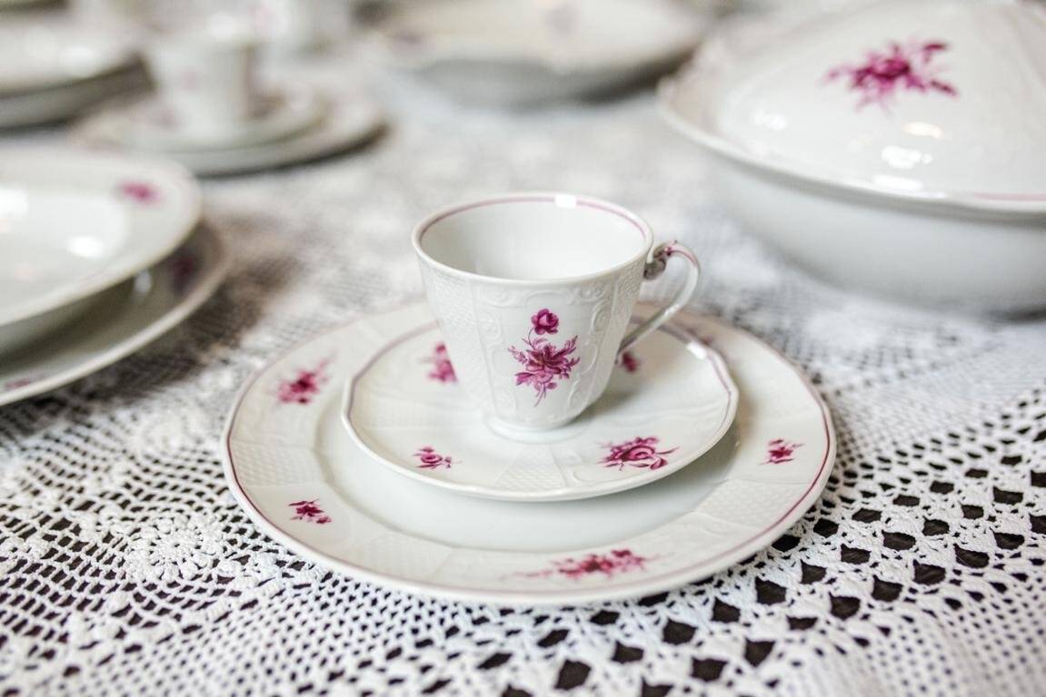 Porcelain Service from Fürstenberg, West Germany, 1960s, Set of 69