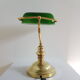 Lampe de banquier verte