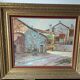 Henri Dufour - Oil on canvas, signed - Peasant couple