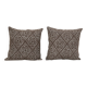 Set of 2 vintage kilim cushion covers 51x51 cm