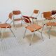 Mauser folding chairs by Erich Schelling midcentury design