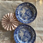 Lot de 2 assiettes anglaises Native