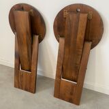 Lot 2 wooden stools