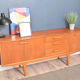 Restored Teak 1960s Jentique Sideboard Cabinet