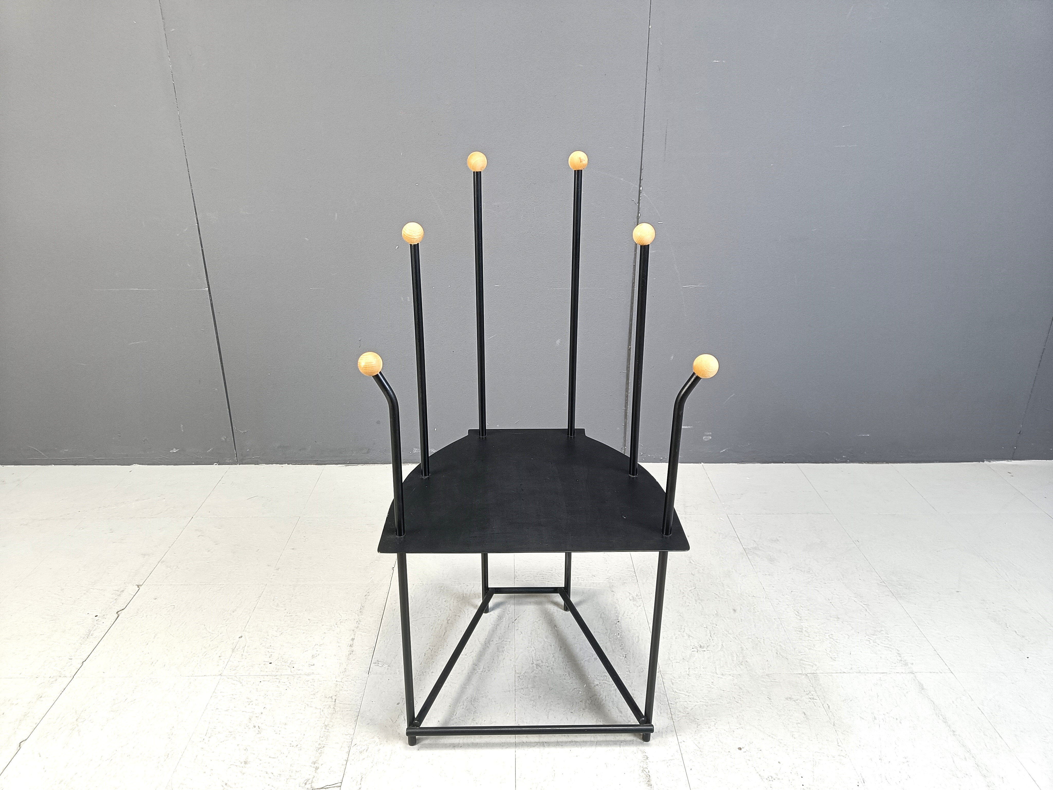 Postmodern lounge chair, 1980s