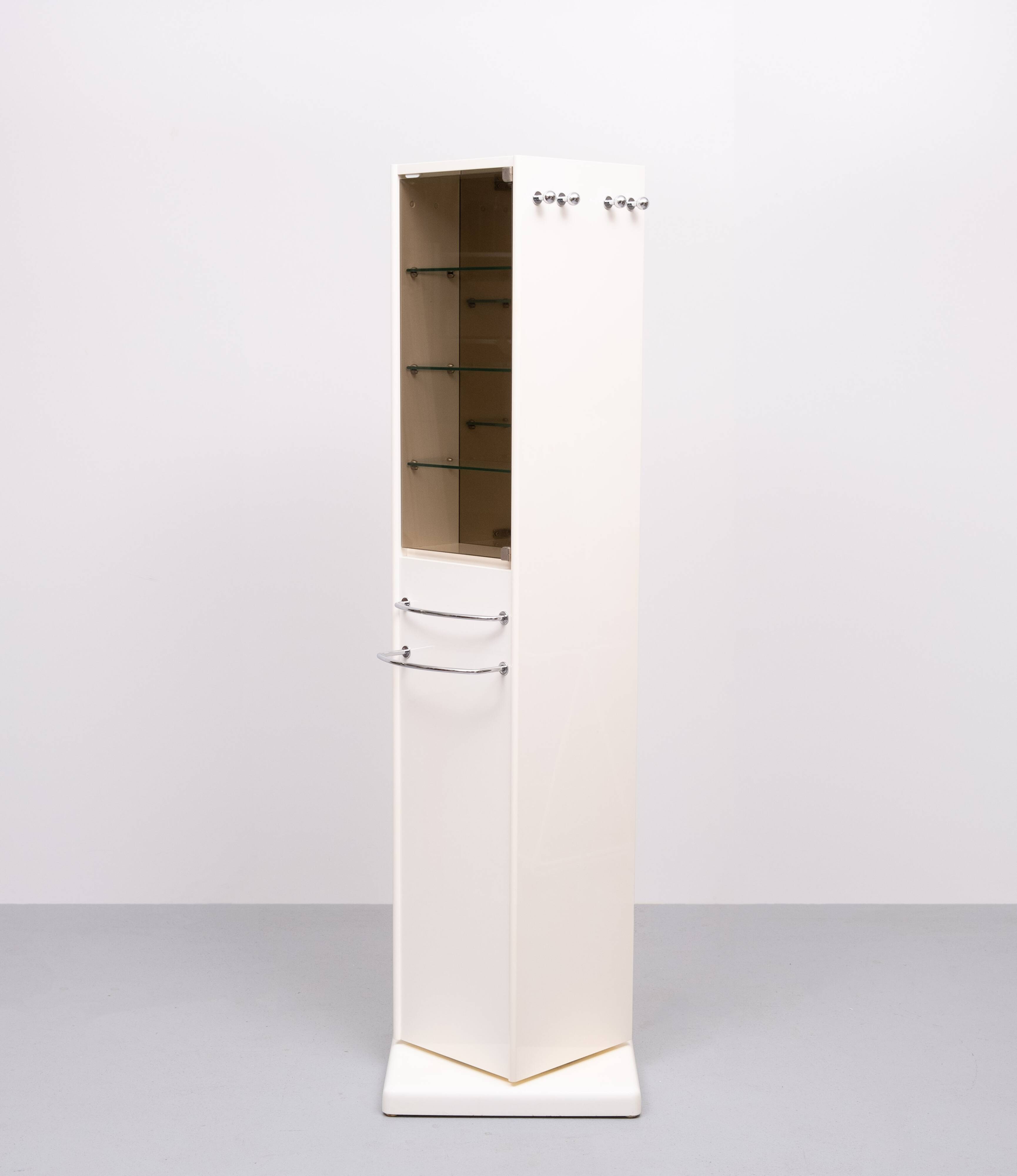 Free standing revolving Bathroom cabinet by Tulli Zuccari Italy