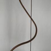 Lustre en verre de Murano et laiton avec double support