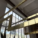 Brass shelf 1970 Belgo Chrom regency