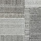 2x8 Kilim White Black Solid Kilim Runner Rug, 72x254Cm