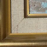 Antique painting, seascape signed Louis Dufour, dated 1943