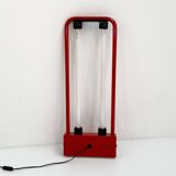 Red neon lamp by Gian N. Gigante for Zerbetto, 1980