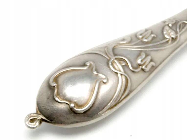 AB7 Silver Salad Spoon 84 / Polish Secession