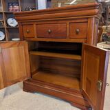Small Louis Philippe style cherry wood sideboard