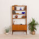 Norwegian mid-century bookshelf credenza in teak, 60s