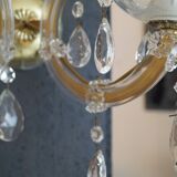Pair of grapevine wall lamps 1960