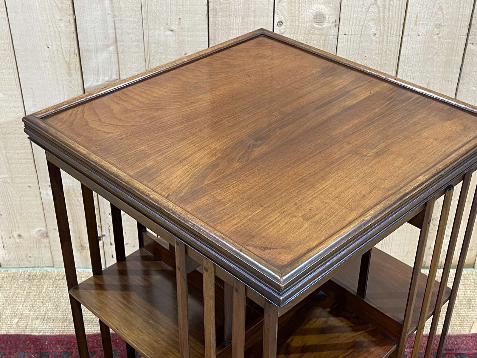 1930s mahogany revolving bookcase