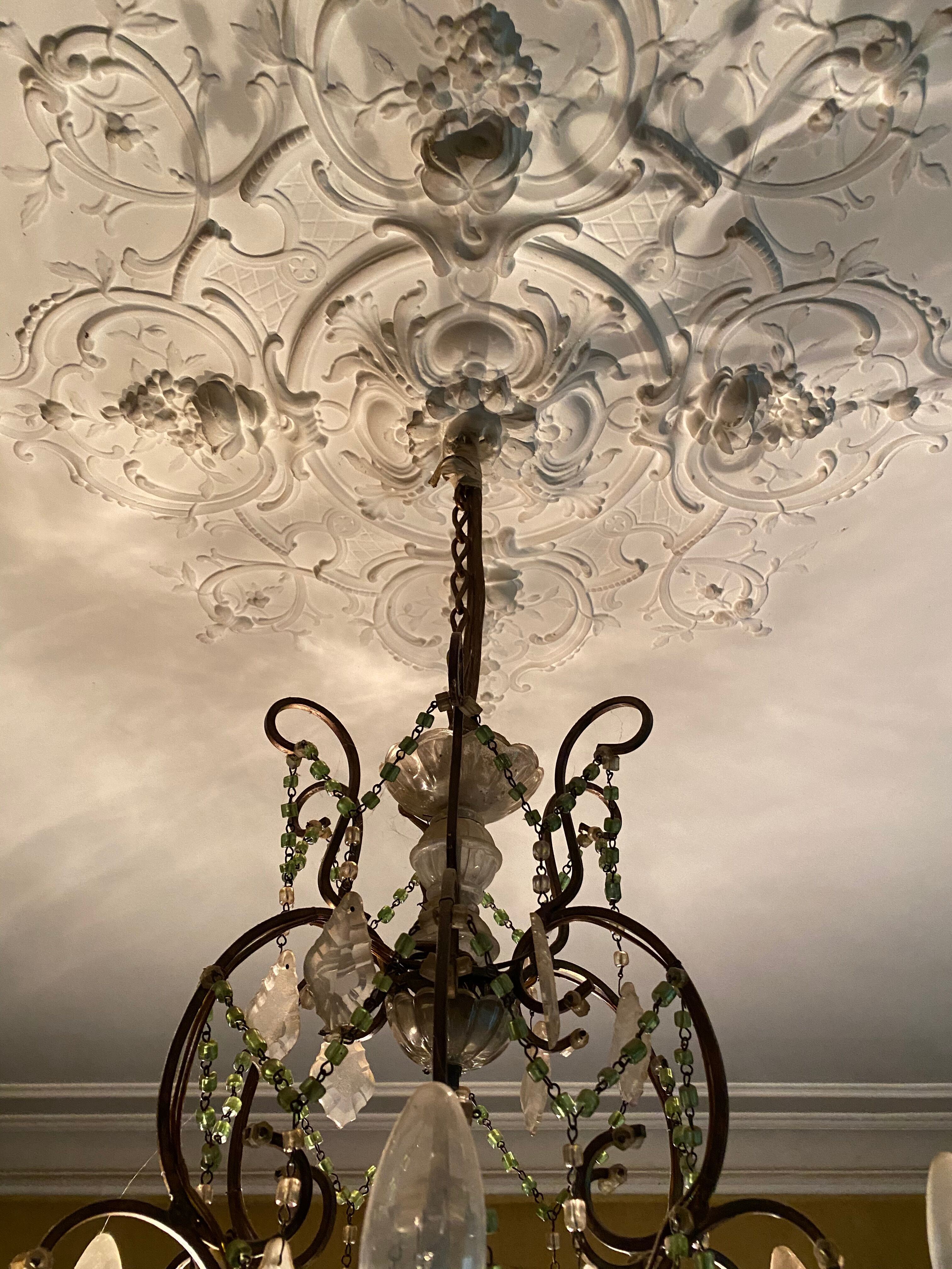 Stamp chandelier 18 fires 1900