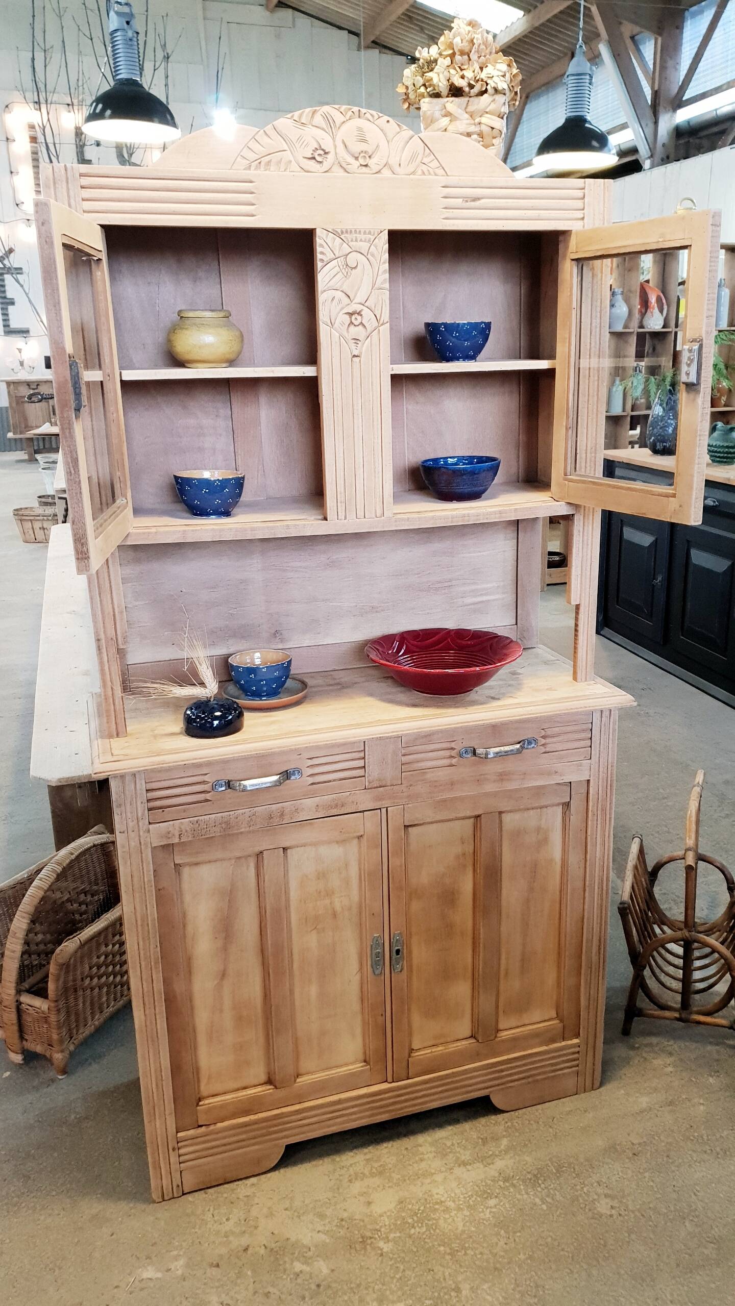 Buffet 2 corps art déco