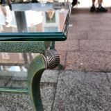 Table basse Pierre Vandel avec deux plateaux verre