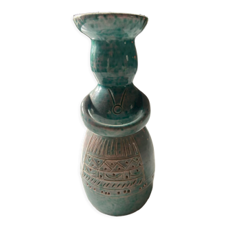 Vintage ceramic candle holder