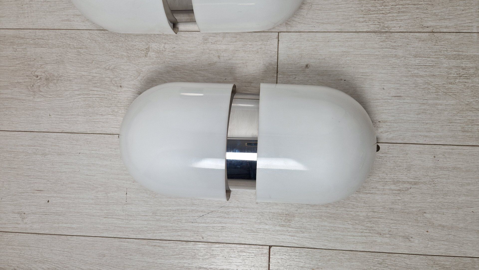 Vintage wall lamps in burnished brass, 1960s, set of 2