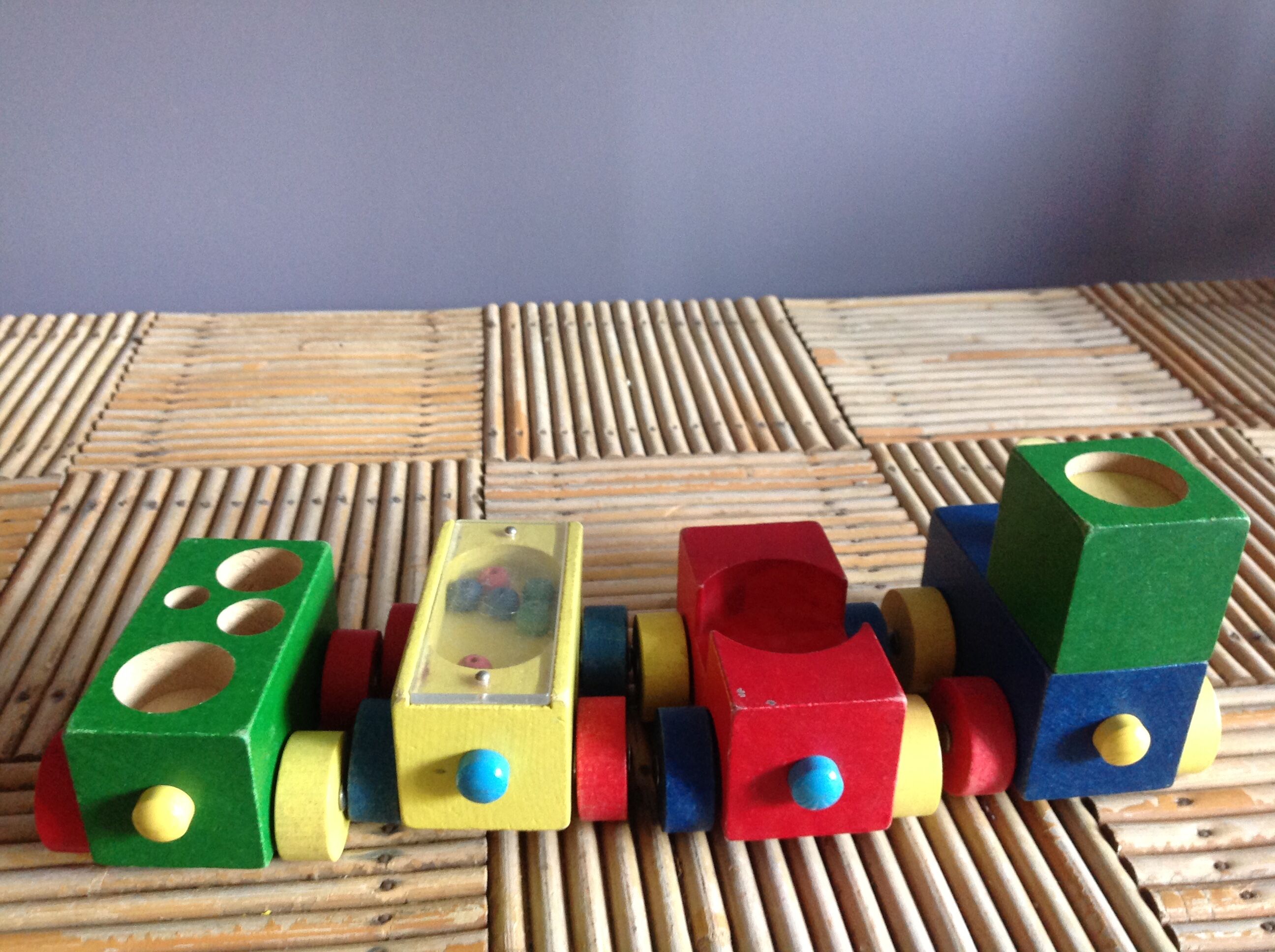 Wooden train