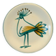 Plat à décor d'oiseau par Robert Picault 1950