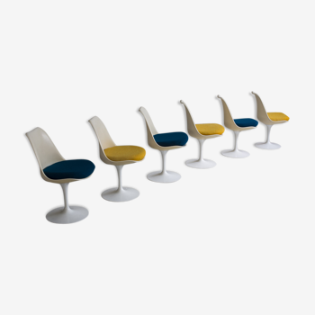 Chaises Tulipe par Eero Saarinen édition Knoll International  1965