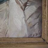 Portrait d'une femme élégante du XIXe siècle