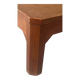Teak coffee table with beveled legs, circa 1960