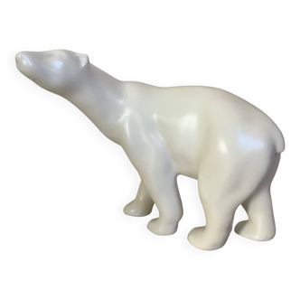 Ours polaire en céramique blanche