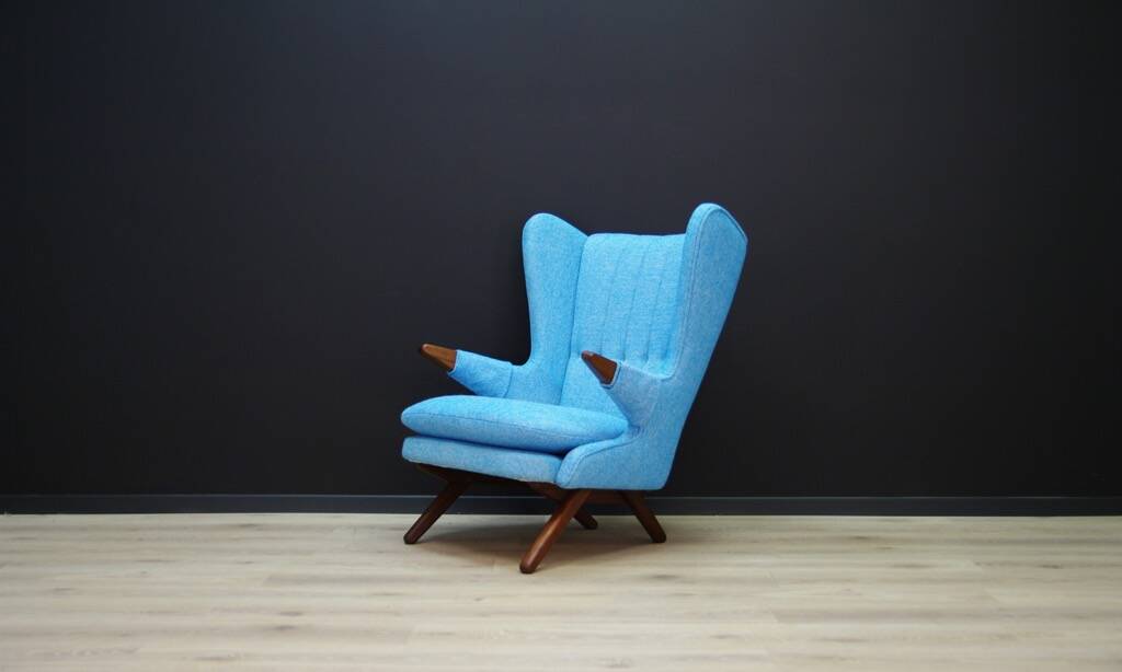 Fauteuil danois en teck par Svend Skipper, années 1960