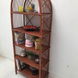 Bamboo shelf and cannage 60s