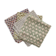 Set of 4 mismatched towels