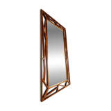 Rare large mirror "Konkret" Mid-Century Yngve Ekström by Eden Spegel in Sweden