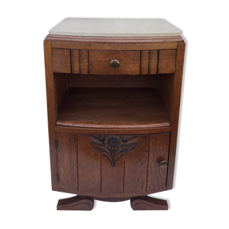 Art Deco bedside table H 69 cm