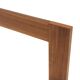 Miroir scandinave en noyer, Suède, 1960, 111cm x 75cm