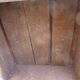 Old wooden saddle, 4 columns, chiseled,