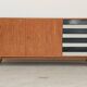 Enfilade U460 in white and black by Jiri Jiroutek for Interier Praha 1960