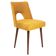 Mustard yellow shell chair, mid-century style, Europe, 1960s.