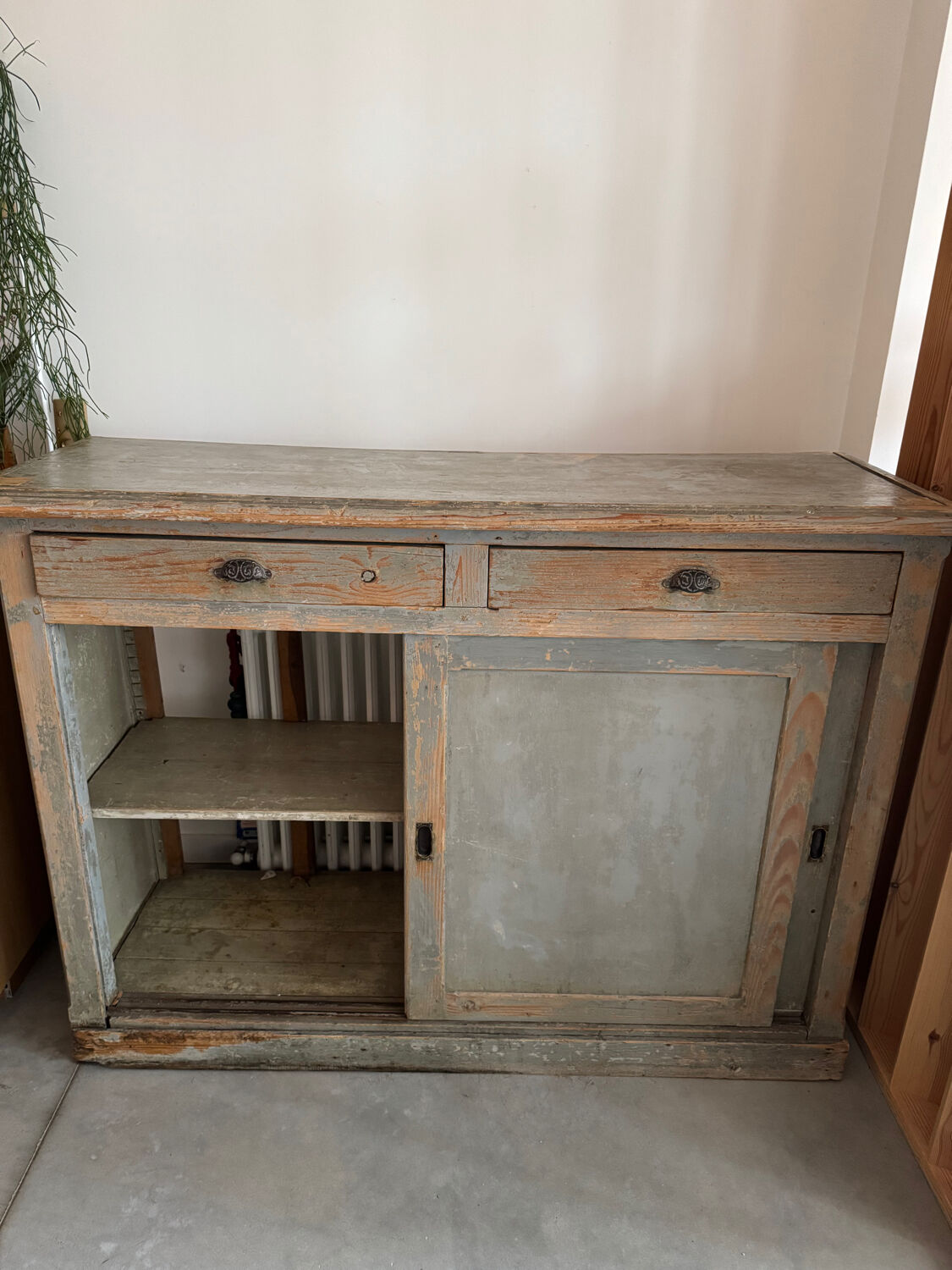 Vintage wooden sideboard